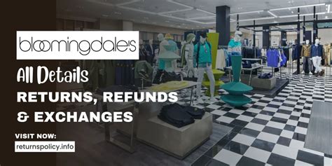 bloomingdale's return policy in store.